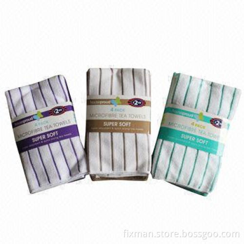 Microfiber Tea Towel, Made of 100% Microfiber, Super Soft and Absorbent